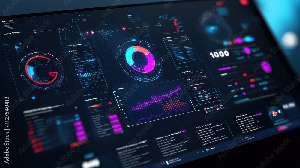 Poster dynamic data visualization techniques infographics for analytical insights in digital environments