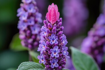 Close-up shot of a purple flower, ideal for use in botanical illustrations or as a decorative element