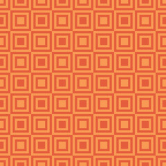 Fall seamless pattern. Abstract square shape background. Repeat Geometric pattern for print, scrapbook, fabric and decoration.