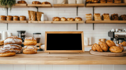 Indulge in a cozy bakery experience pastry display and inviting menu ambiance in a charming 