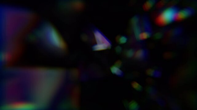 Lens light leaks move around, creating a superb abstract background motion. Optical glow Lens flare, bokeh, and a loop movement transition overlay the background.