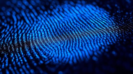 Authentication by fingerprint scan concept. Biometric futuristic AI biometric recognition. Personal identification technologies by fingerprint scan concept