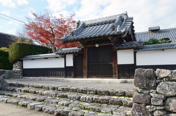 比叡山里坊　戒光院の山門　滋賀県大津市坂本