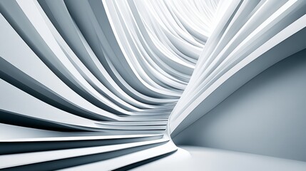 Obraz premium A striking black abstract shape on a white background, featuring unique curves and forms, is well-suited as a design element or a creative tool.