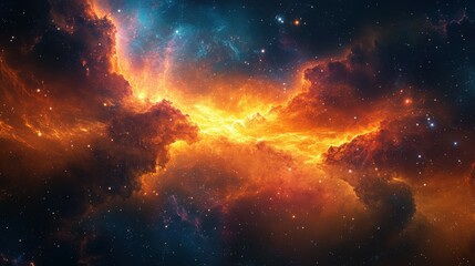 Celestial bodies creating a cosmic dance.