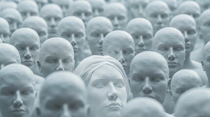 Obraz premium Identity Development: The process by which individuals form a stable sense of self, shaped by personal values, aspirations, and integrating social roles into their identity. 