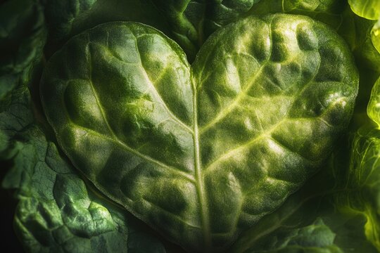 Heart-Shaped Foliage: Fresh Green Valentines for a Healthy Organic Vibe