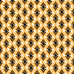 Paint brush rhombuses ornament. Seamless lozenges pattern. Hand drawn diamonds backdrop. Tiles wallpaper. Ethnic motif. Geometric background. Aboriginal image. Geometrical textile print. Tribal vector