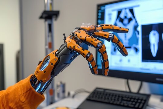 Surgeons use augmented reality and robotic limbs to perform high-precision surgeries, revolutionizing medical practices.