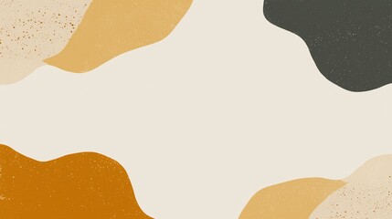 Abstract organic shapes background with copy space.