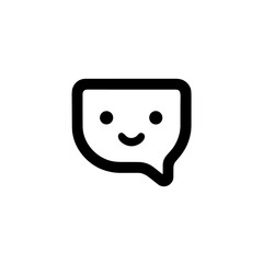 Smiling Face Icon Representing Happiness, Positivity, and Emotions - Ideal for Social Media, Customer Feedback, and Emoji Use