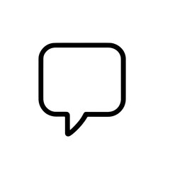 Speech Bubble Icon for Messaging, Social Media Conversations, Online Comments, and Communication