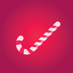 Candy Cane New Year sweets 