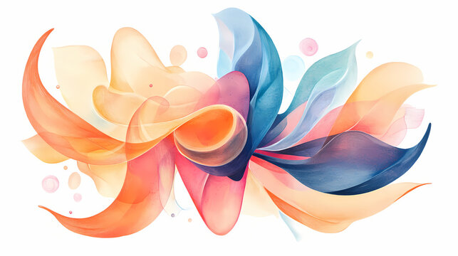 chain celestia (watercolor luminogram) delicate watercolor cha. Celestia. Illustration