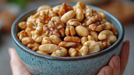 bowl of peanuts