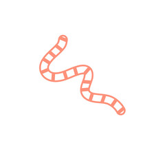 earthworms outline icon 