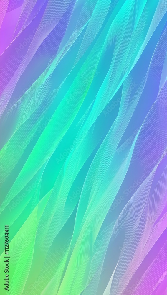 Poster colorful abstract background featuring flowing lines creating a dynamic and vibrant visual with a gr