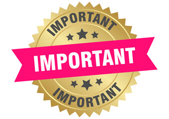 Obraz premium IMPORTANT LABEL, SIGN