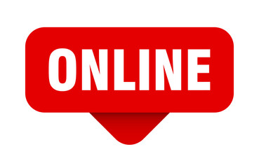 ONLINE STICKER, BUTTON, SIGN