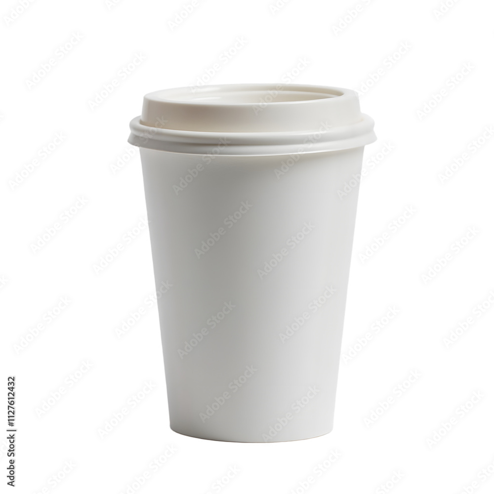 Poster transparent png image of a single cup perfect for digital designs and creative projects, ideal for m