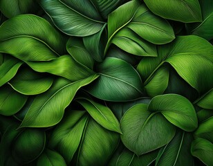 Fototapeta premium green foliage texture