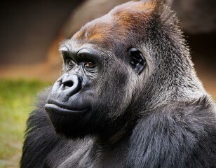 Obraz premium Portrait of a Gorilla