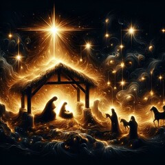the birth of the baby Jesus 54