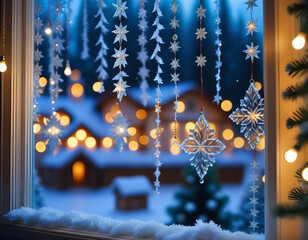 Magical Winter Wonderland: A Snowy Village in Miniature
