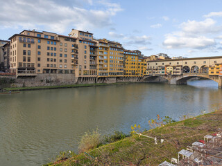 Naklejka premium The Old Town of city of Florence, Tuscany Region, Italy