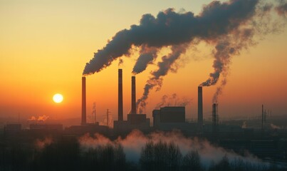 Obraz premium Investing in clean and sustainable energy technologies to prevent global warming by cutting carbon emissions and ensuring comprehensive environmental protection.