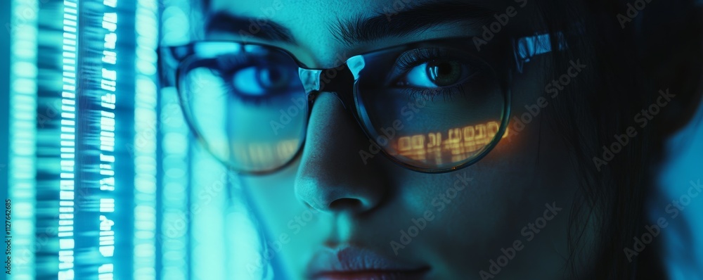 Poster password strength warning, weak password entry on digital screen, representing risks of unauthorized