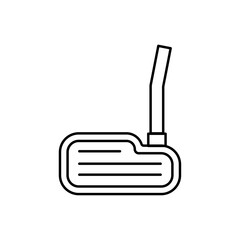 Putter icon line art vector