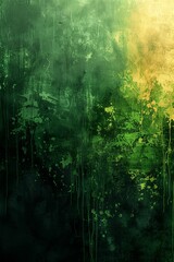 Obraz premium Fine Art Texture Background Portrait Studio Backdrop Grunge Background Green Tones