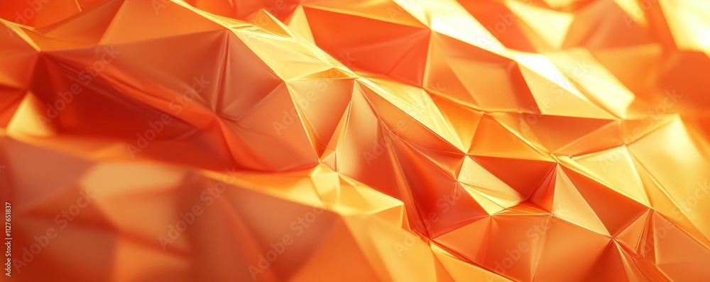 Poster this is an abstract design with low polygons. geometric background. wireframe light structure. this 