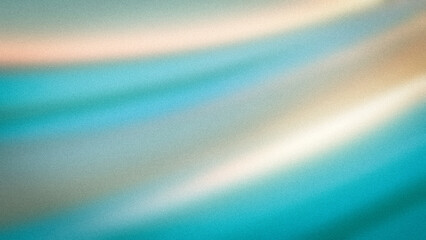 Abstract 4K background featuring grainy waves of turquoise, teal, beige, and soft orange hues. Perfect for wallpapers, banners, and creative modern designs