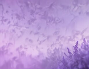 Obraz premium Soft focus background with a blend of lavender and lilac hues creating an abstract gradient effect, gentle look,