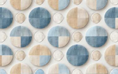 Retro style floral texture art background
