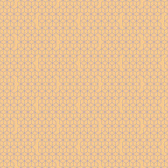 Seamless geometric linear pattern mesh in yellow and purple. Modern stylish vector texture for wallpaper, wrapping paper, home decor and fashion fabrics.