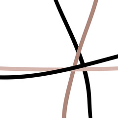 Neutral Abstract Minimalist Line Design
