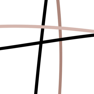 Neutral Abstract Minimalist Line Design