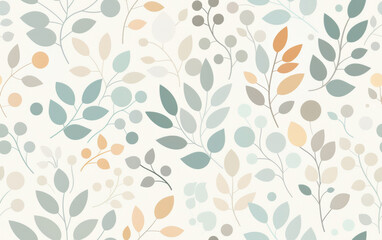 Retro style floral texture art background
