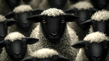 Black Sheep Among White: Conformity, Rebellion, Courage