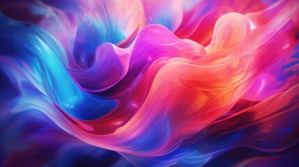 Obraz premium Abstract Colorful Swirling Fabric Design