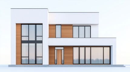 Modern Minimalist Architectural Design of a Contemporary House