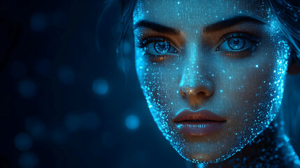 Digital Face: Exploring Futuristic Skin Technology