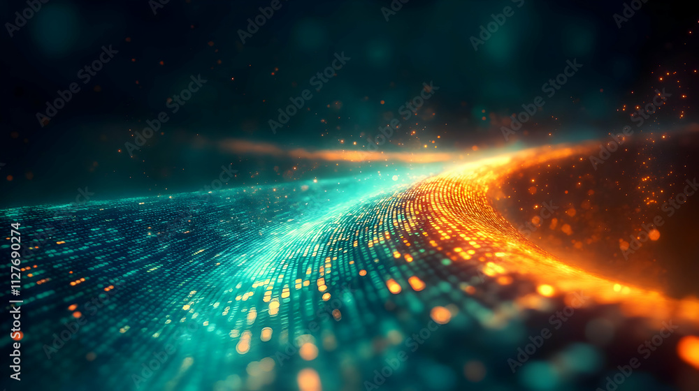 Poster Abstract Data Flow: Digital Particles Flowing Dynamically