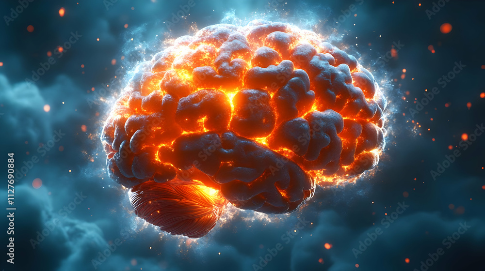 Poster brainpower explodes: unleashing cognitive potential with intense focus