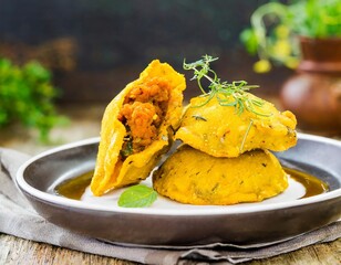 Exotic Curry Pockets: A Modern Fusion Snack