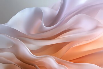 Obraz premium This image highlights the dynamic interplay of light and color in flowing fabric, creating a beautiful visual narrative that conveys elegance and a gentle sense of motion.