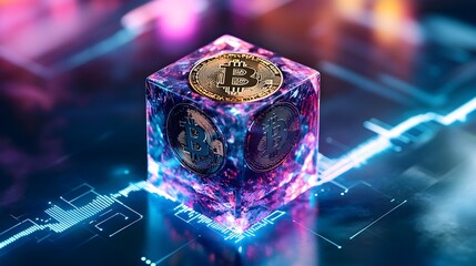 Bitcoin Crypto Currency Cube